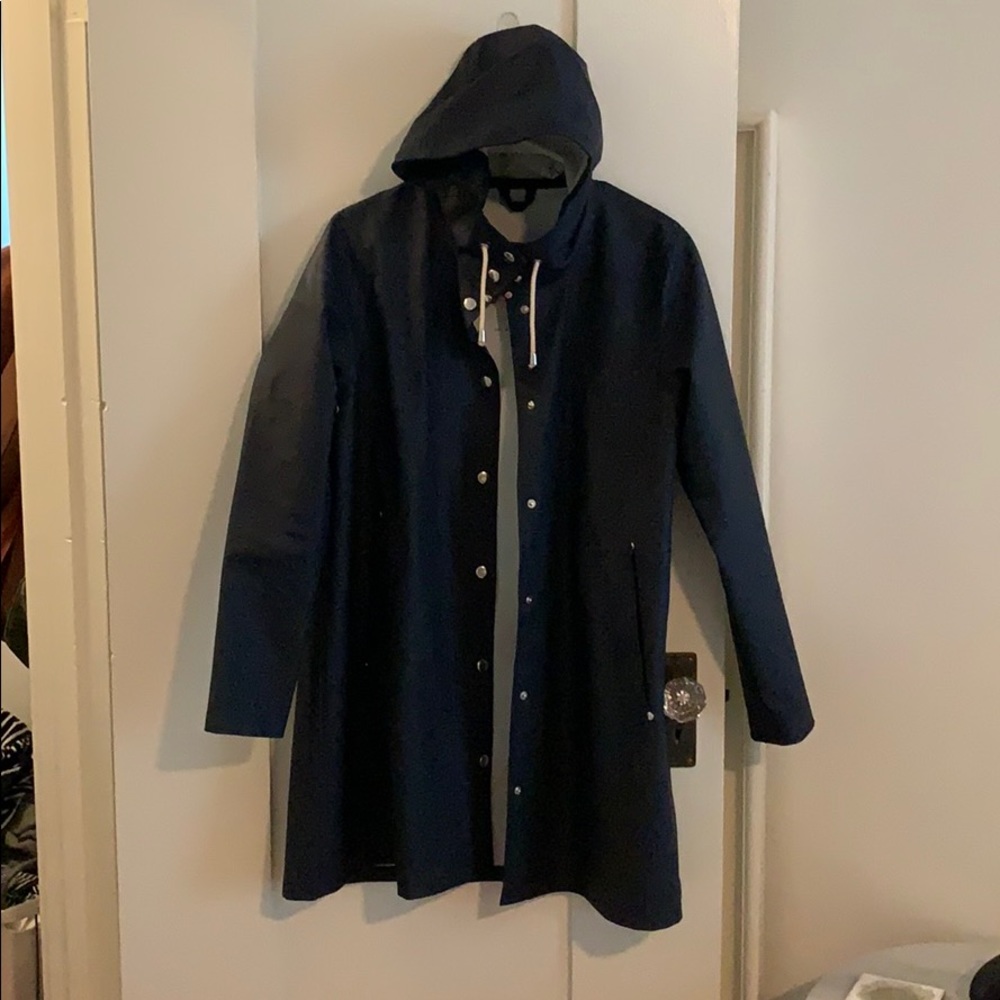 Stutterheim XS Navy Mooseback jacket